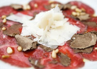 carpaccio di manzo al tartufo ricetta